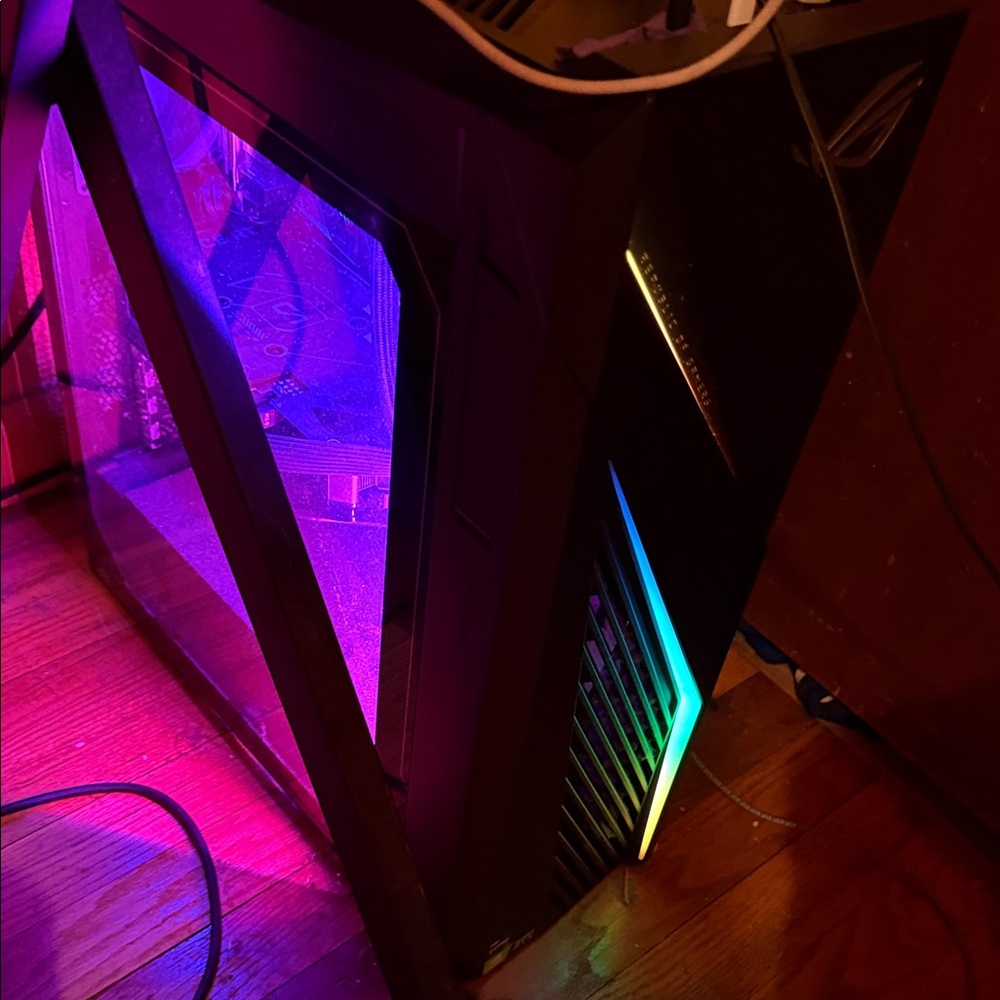 RGB Gaming PC Case with Glass Panel